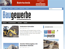 Tablet Screenshot of baugewerbe-magazin.de